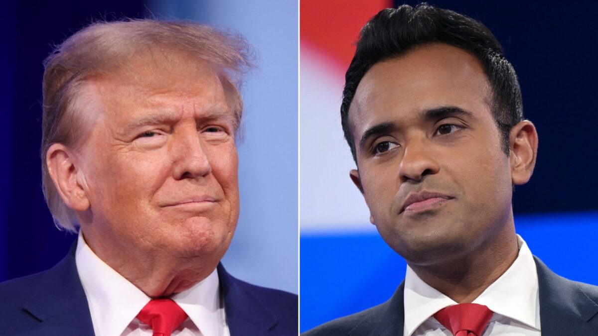 Trump Fires First Salvo at GOP Rival Ramaswamy