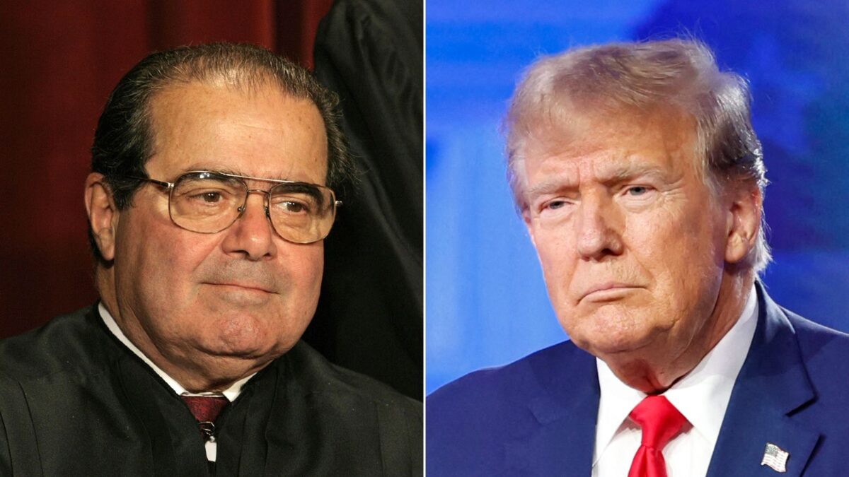 Liberal Advocates Cite Late Justice Scalia in Bid to Bar Trump from Future Presidency